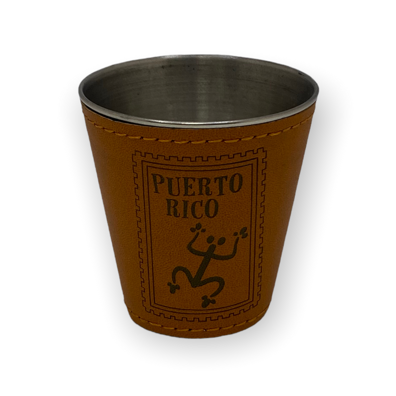 Souvenir de Puerto Rico - Shot Glass (Marrón).