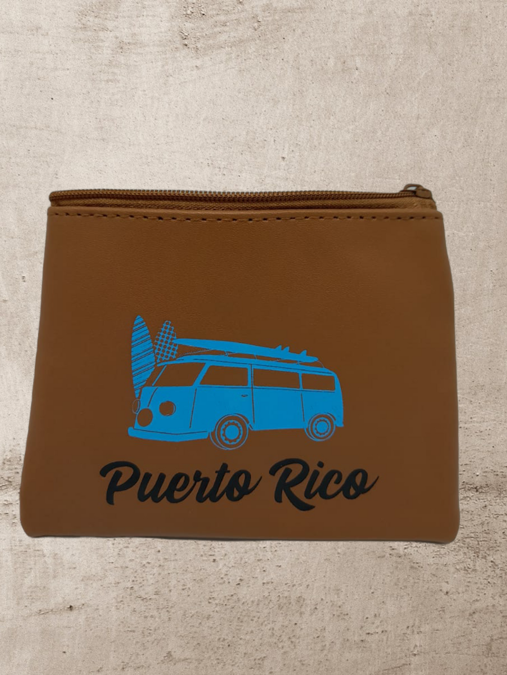 Souvenir de Puerto Rico - Monedero en Cuero.