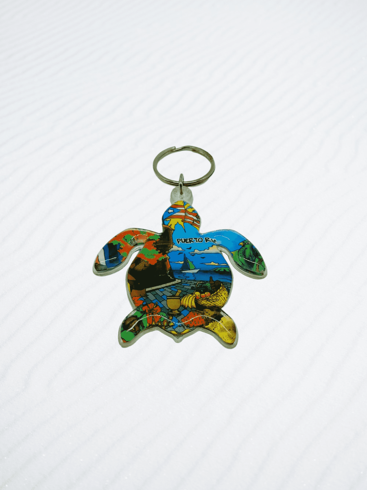 Souvenir de Puerto Rico | Llavero Plástico- Carey.
