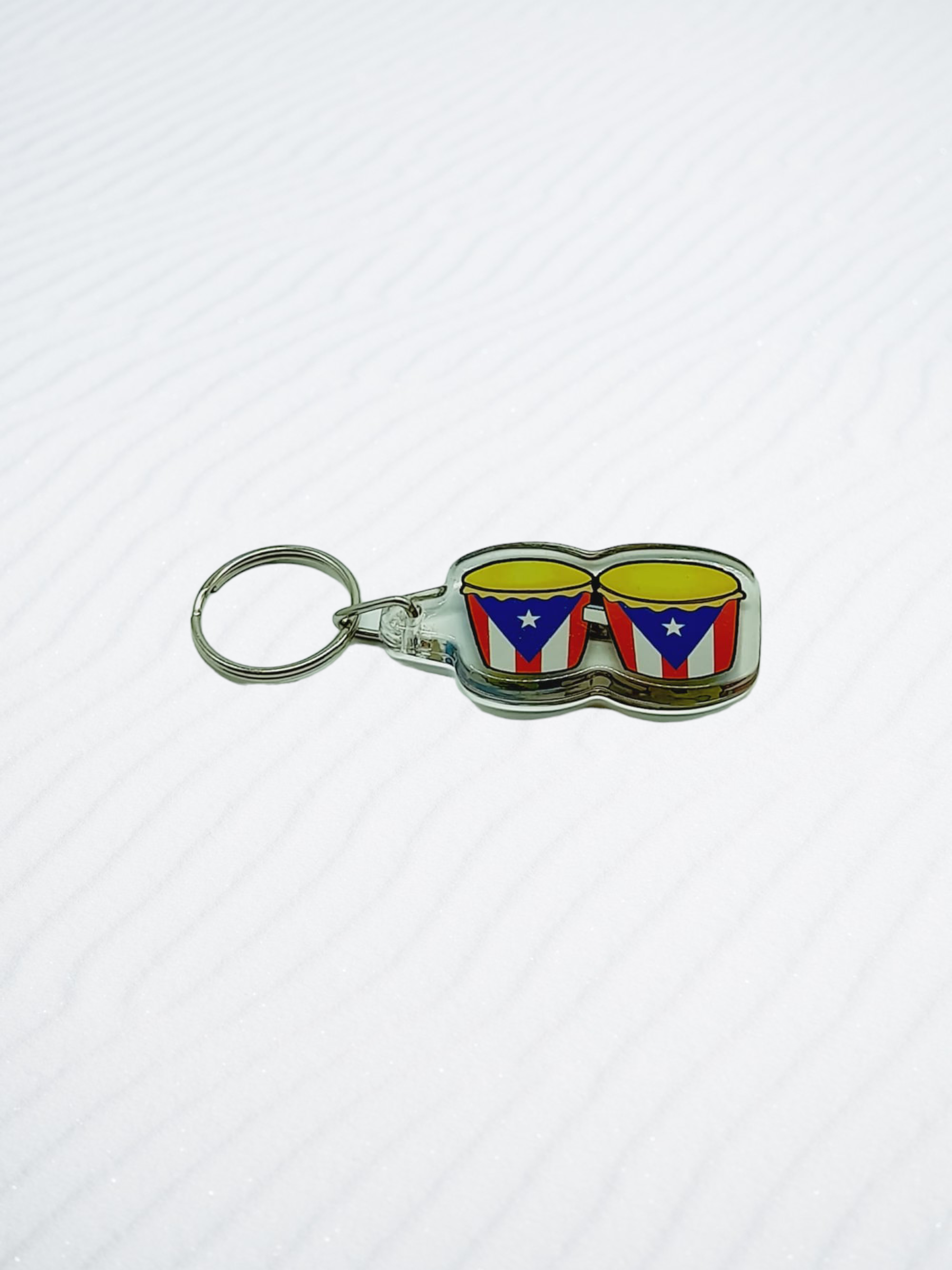 Souvenir de Puerto Rico | Llavero Plástico- Congas.