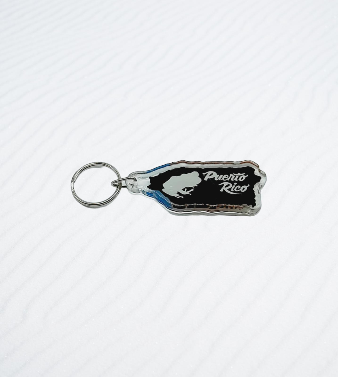 Souvenir de Puerto Rico | Llavero Plástico- Mapa de PR.