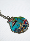 Souvenir de Puerto Rico | Llavero en Metal- Concha de Mar.