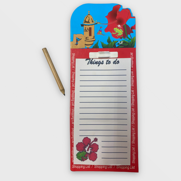 Souvenir de Puerto Rico - Libreta de Apuntes con Magneto ''Things To Do''.