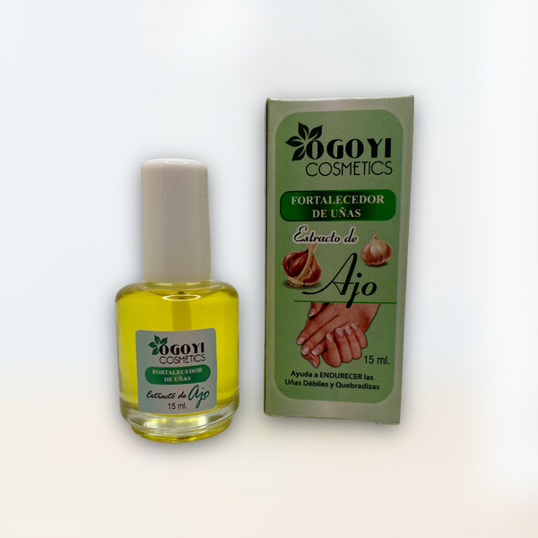 OGOYI Cosmetics - Esmalte Fortalecedor de Uñas (Extracto de Ajo).