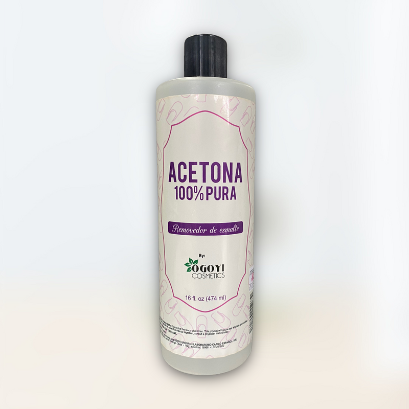 Acetona 100% Pura (Removedor de Esmalte) by OGOYI Cosmetics *NO ENVÍOS POR CORREO*.