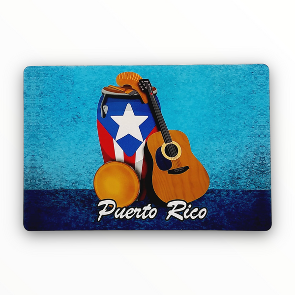 Souvenir de Puerto Rico - Placemats / Mantel Individual 17''x 11.5''.