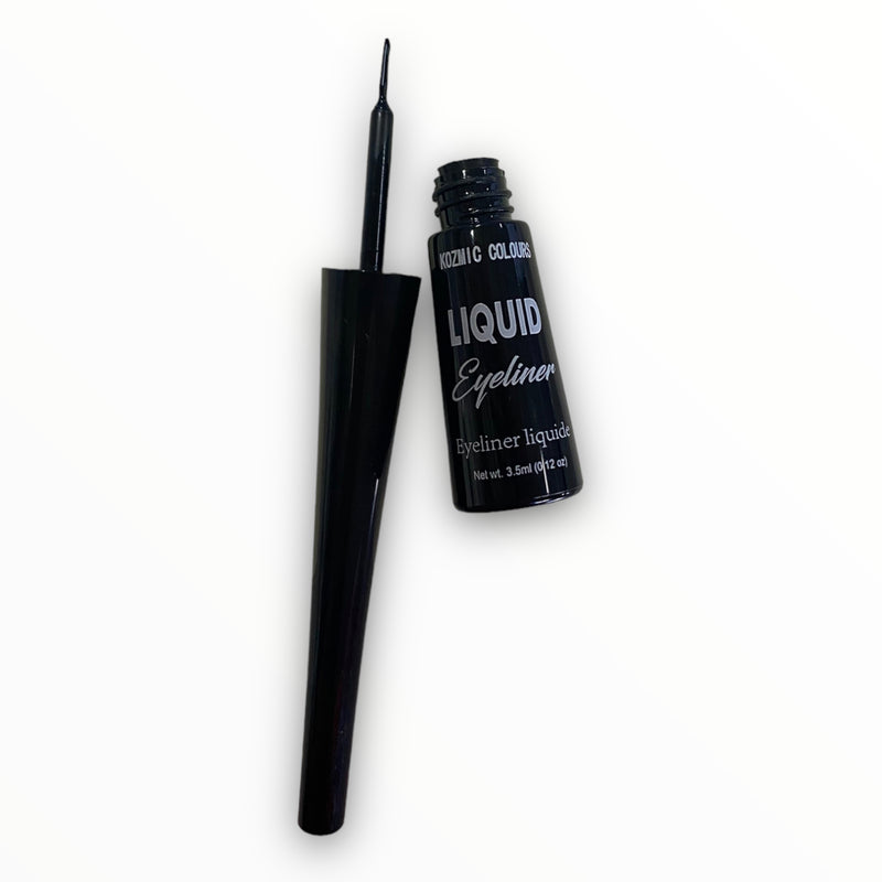 Kozmic Colours - Black Liquid Eyeliner (Waterproof / Long Lasting).