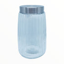 Glass Canister w/ Silver Lid (3pcs)