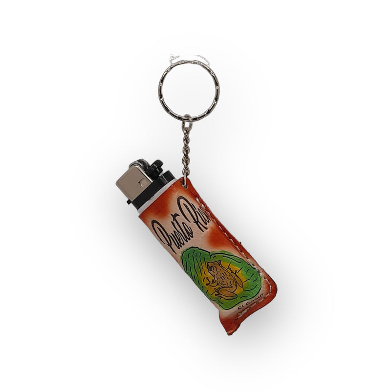 Souvenir de Puerto Rico - Lighters con Covers y Argolla para Llavero