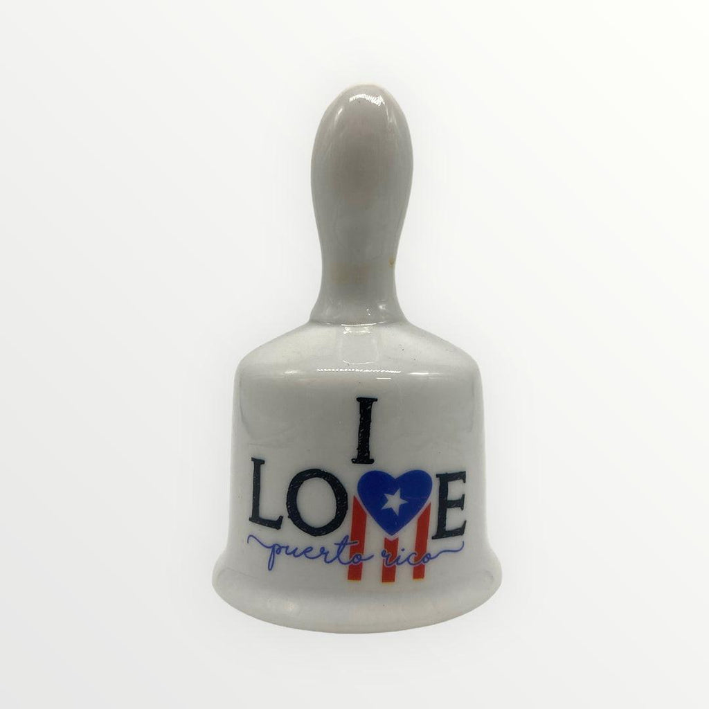 Souvenir de Puerto Rico - Mini Campanas en Material de Loza