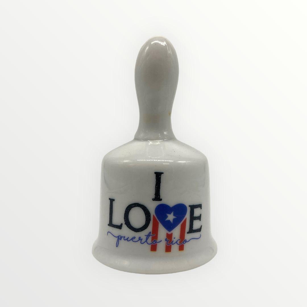 Souvenir de Puerto Rico - Mini Campanas en Material de Loza