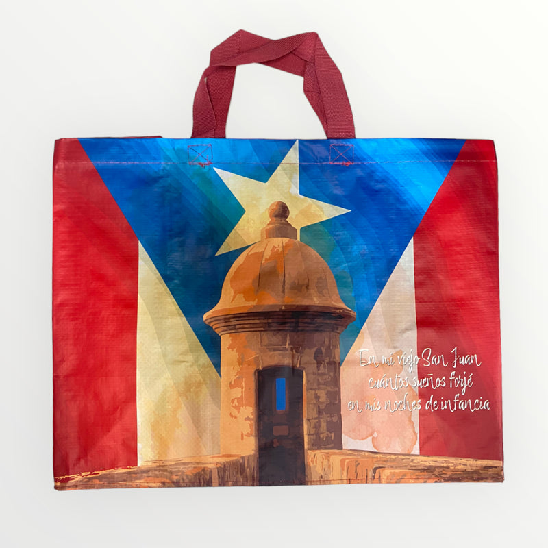Souvenir de Puerto Rico - Bolsa Reusable 100% Sanitizable (Bag)