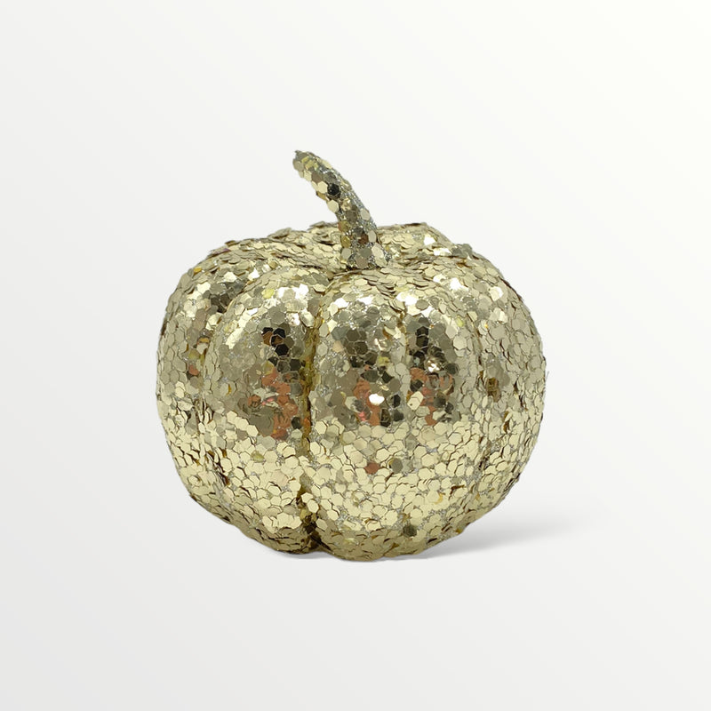 Thanksgiving Day - Decoración de Mesa / Calabazas Con Brillo