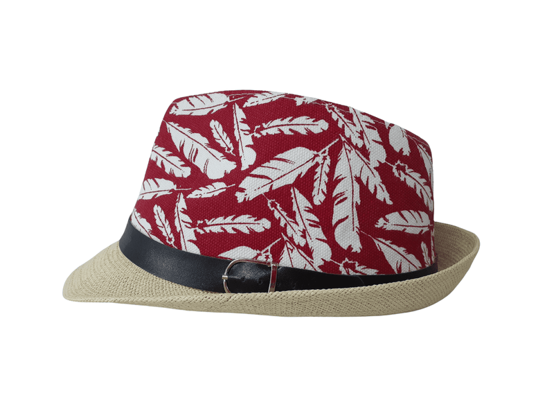 Fedora de Playa - Estilo de Plumas.
