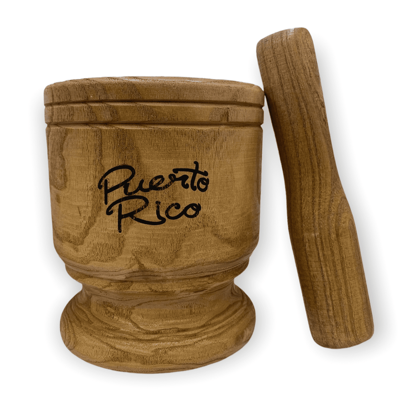 Souvenir- Pilón de Madera ''Puerto Rico''.
