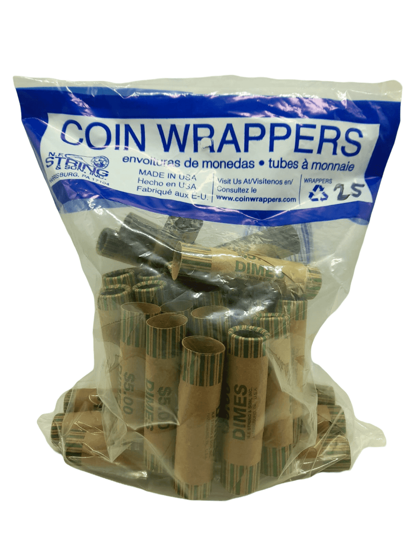 Coin Wrappers- $5.00 (Dimes).