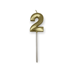 AW Party- Birthday Candle (Gold Numbers).