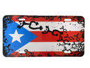 Tablillas de Puerto Rico - Estilo Bandera (License Plate).