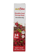 Bolsas de Almacenamiento (Ziploc)- Un Galón /One Gallon Bag.