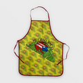 Souvenir de Puerto Rico - Delantal de Cocina / Coqui en Hoja.