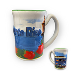 Souvenir de Puerto Rico - Taza Grande con Relieve.