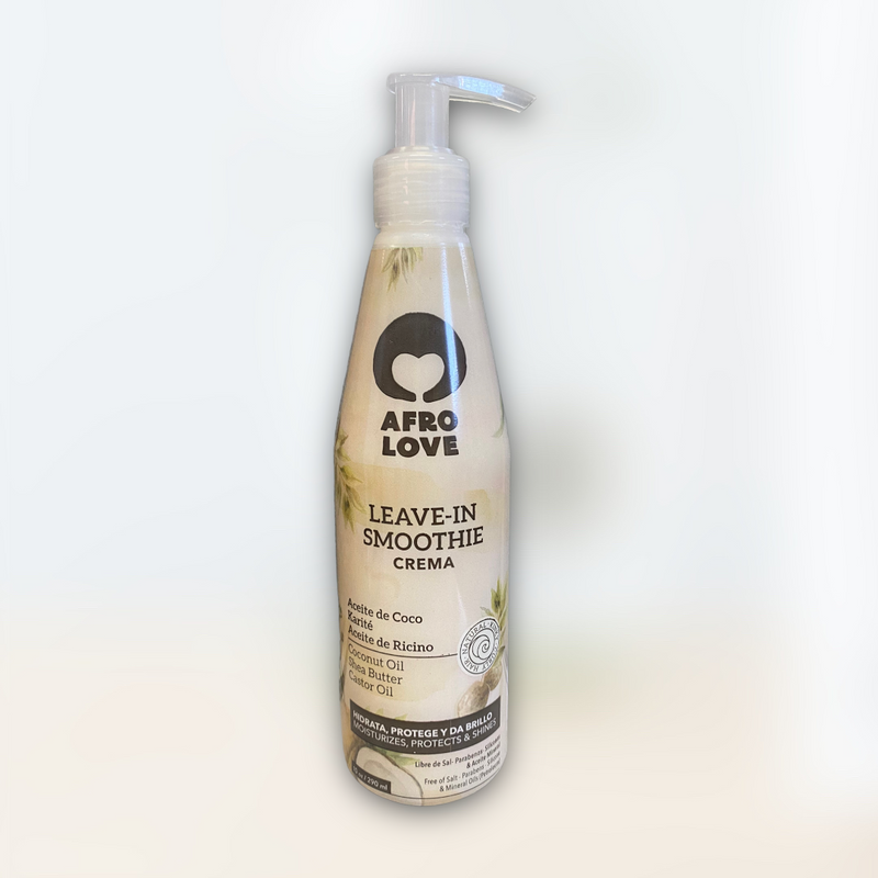 Afro Love - Leave-in Smoothie 10oz (Aceite de Coco-Karité & Aceite de Ricino).