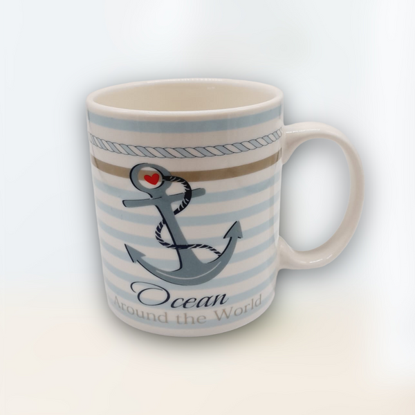 Tazas de Café en Cerámica ''Ocean Around the World'' 11oz.