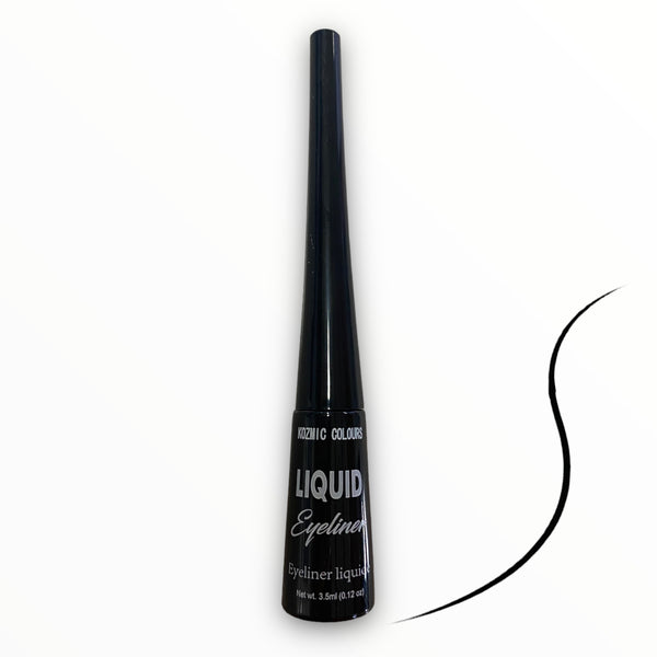 Kozmic Colours - Black Liquid Eyeliner (Waterproof / Long Lasting).