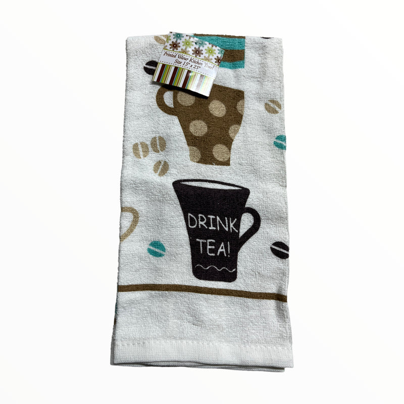 Printed Tier Swag - Oven Mitt and Kitchen Towel (2pcs)