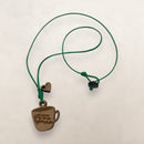 Wood Crafts - Flag Mug Necklace *One Size*