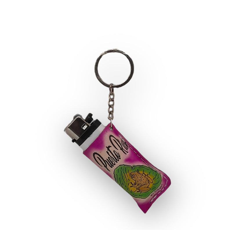 Souvenir de Puerto Rico - Lighters con Covers y Argolla para Llavero