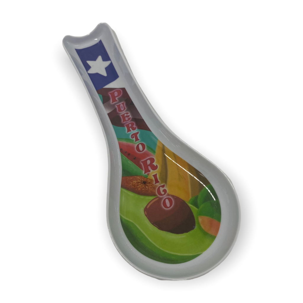 Souvenir de Puerto Rico- Descanso para Utensilios de Cocina en Melamina.
