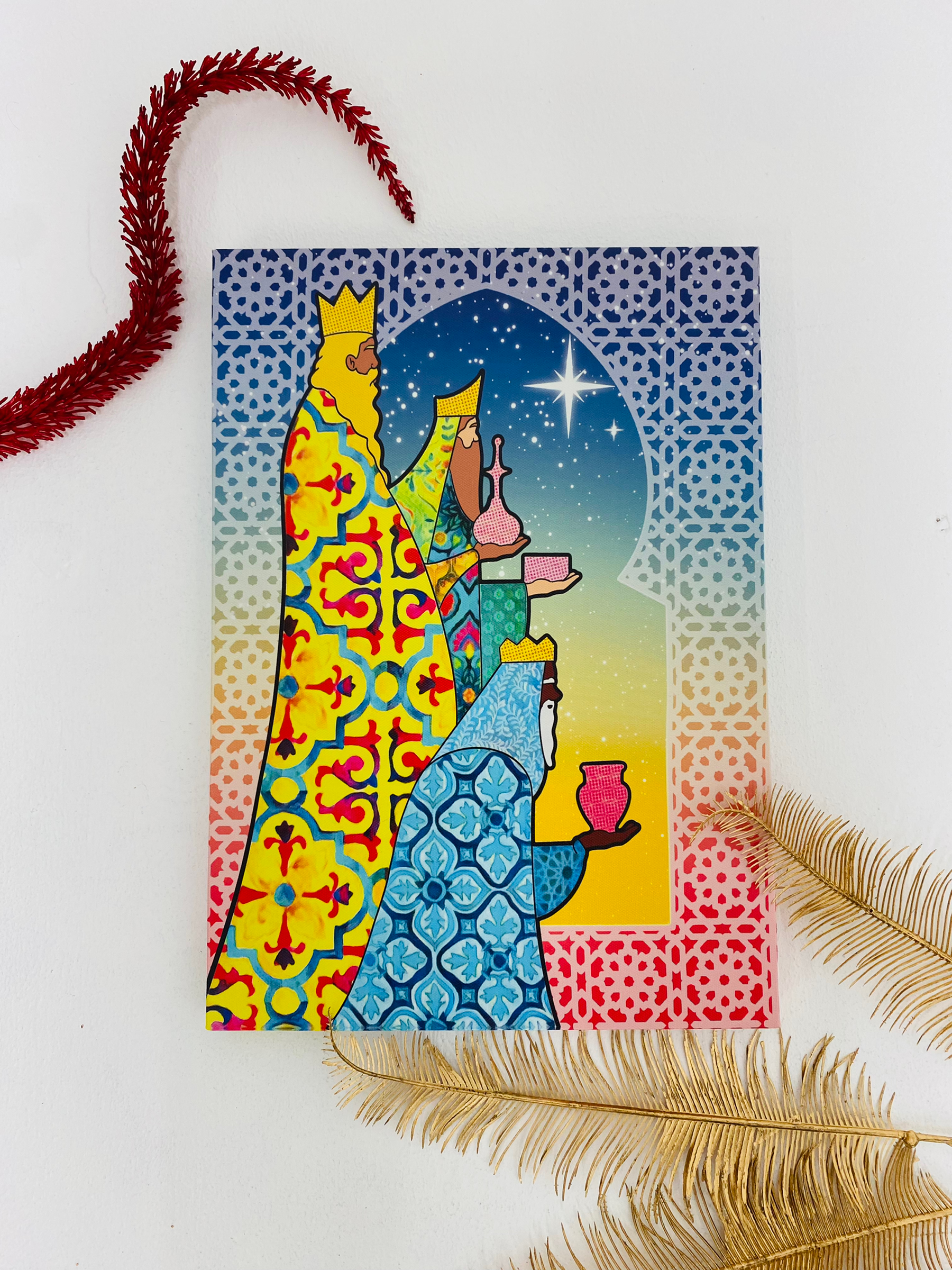 Cuadros en Canvas- Tres Reyes Magos (3 Kings).