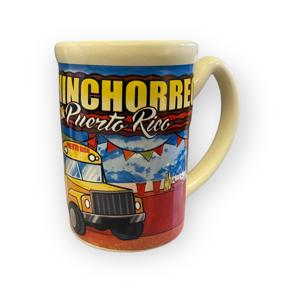Souvenir de Puerto Rico - Taza Grande con Relieve.
