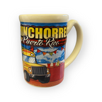 Souvenir de Puerto Rico - Taza Grande con Relieve.