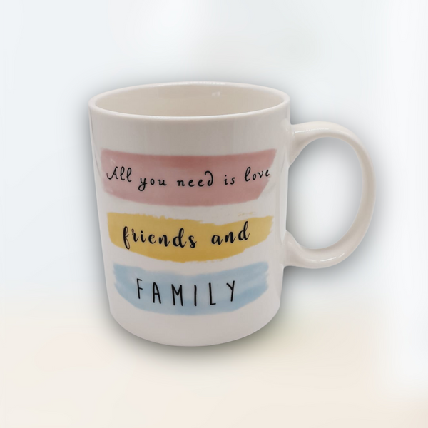 Tazas de Café en Cerámica sobre el Hogar y Familia 11oz.