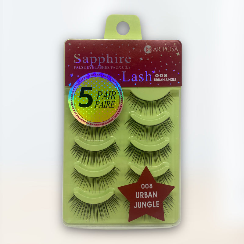 Sapphire Lash - False Eyelashes (5 pair)
