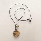 Artesanía en Madera - Collar Taza Bandera *One Size*