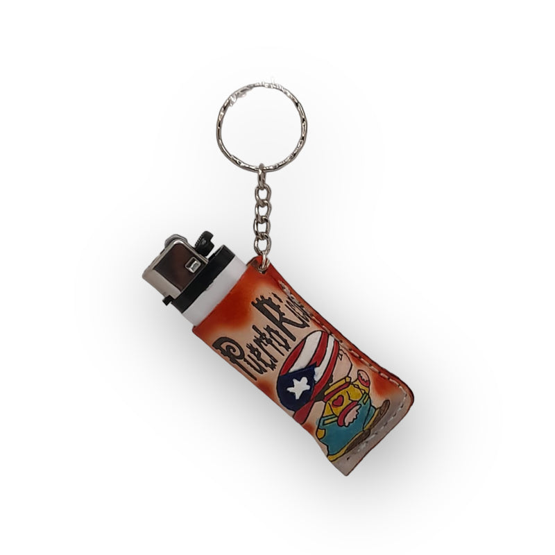 Souvenir de Puerto Rico - Lighters con Covers y Argolla para Llavero