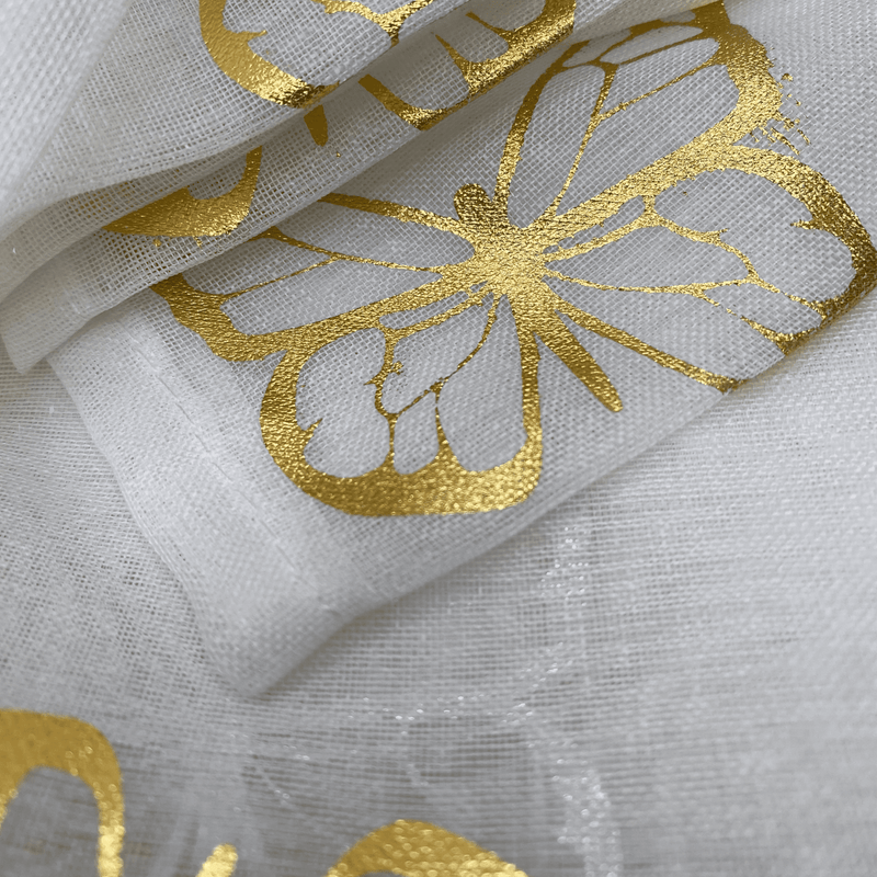 90in Length- 2 Pole Top Window Panels / Mariposas.