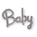 AW Party- Baby Foil Ballon.