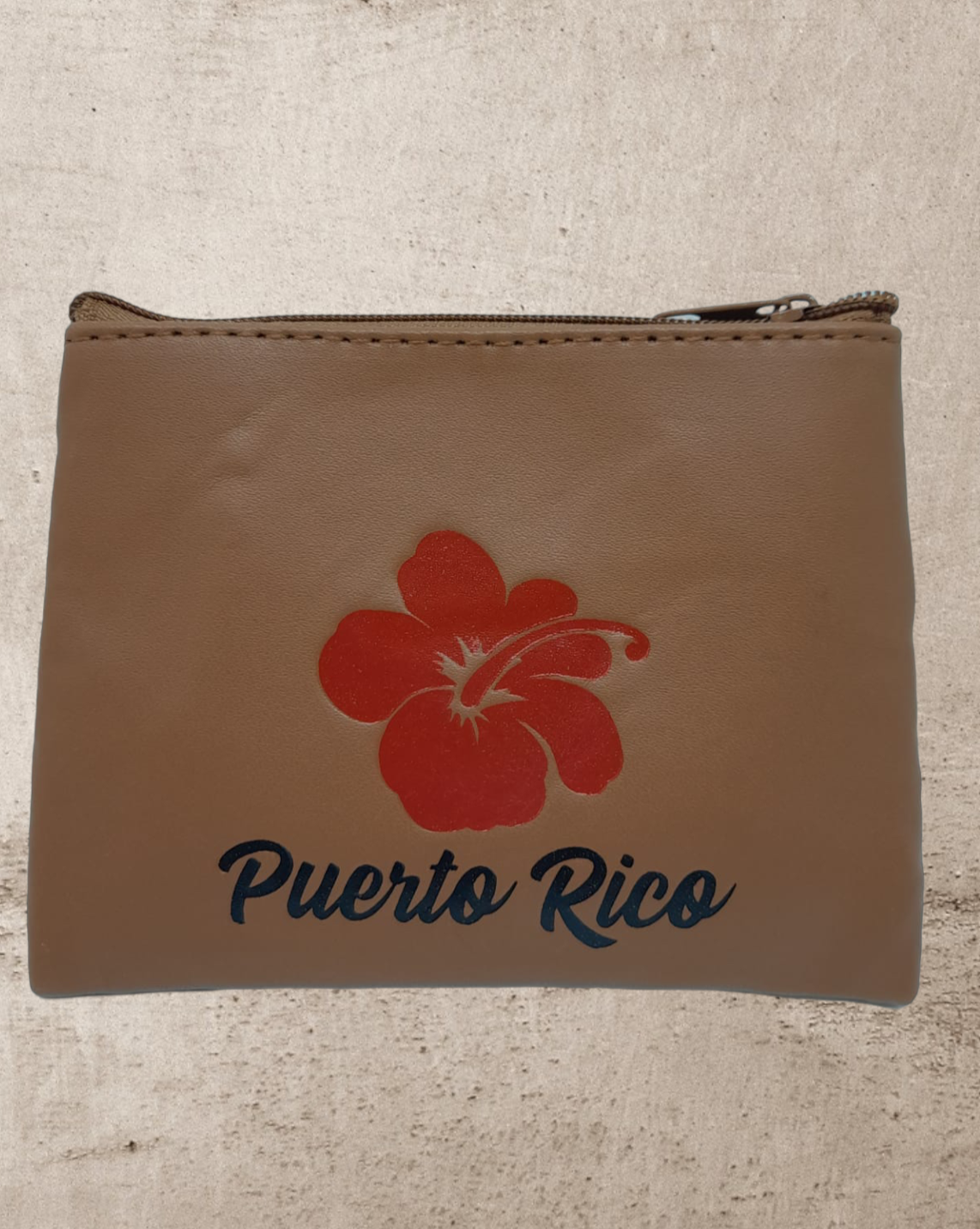 Souvenir de Puerto Rico - Monedero en Cuero.