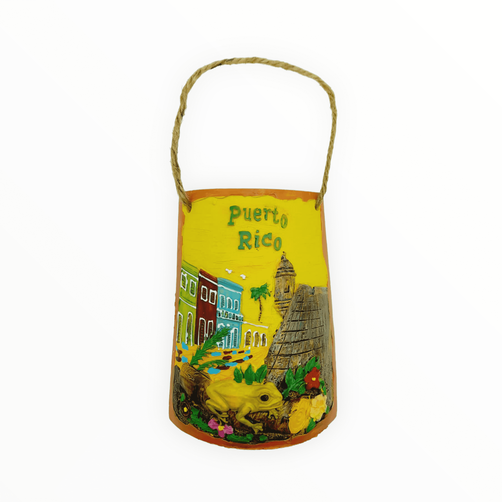 Souvenir de Puerto Rico- Tejas Pintadas.