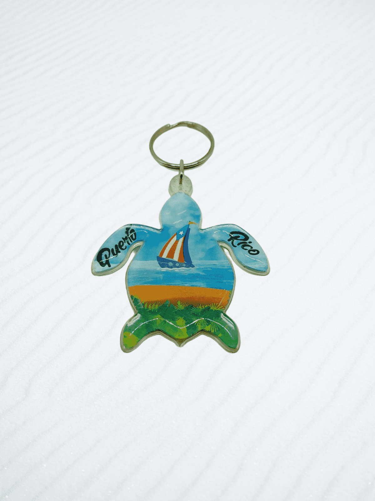 Souvenir de Puerto Rico | Llavero Plástico- Carey.