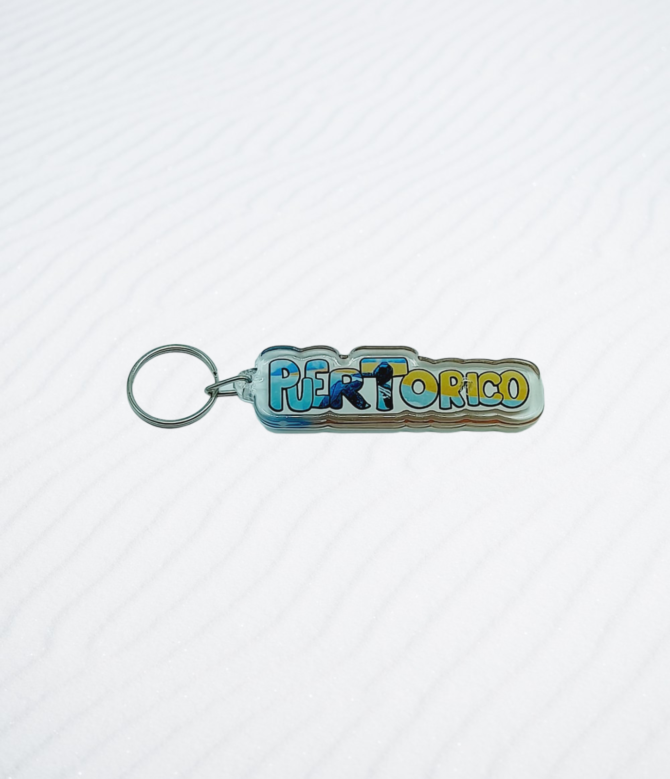 Souvenir de Puerto Rico | Llavero Plástico- ''Puerto Rico''.