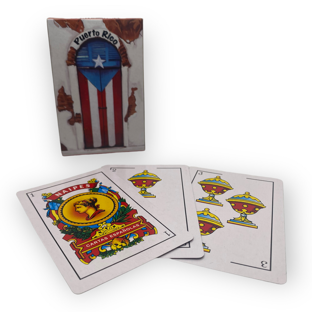 Souvenir de Puerto Rico- Cartas de Juego (Briscas).