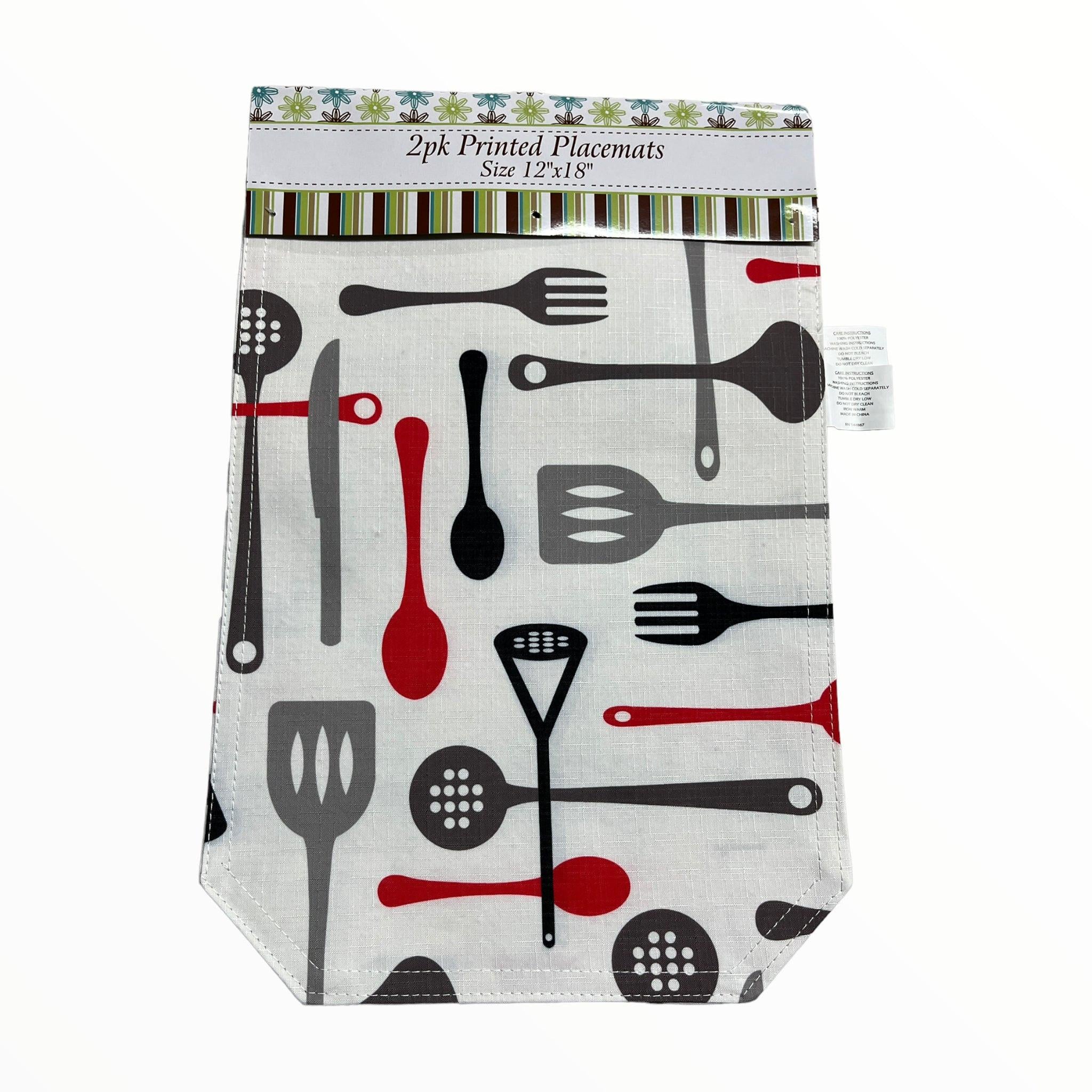 Printed Placemats (2 Pack) (6 Estilos)