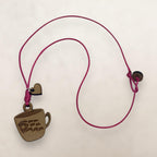 Artesanía en Madera - Collar Taza Bandera *One Size*