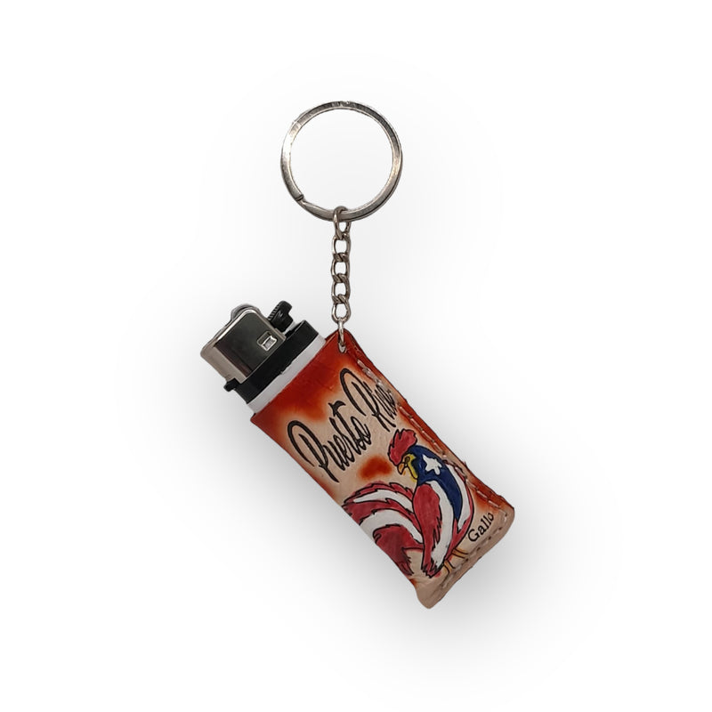Souvenir de Puerto Rico - Lighters con Covers y Argolla para Llavero