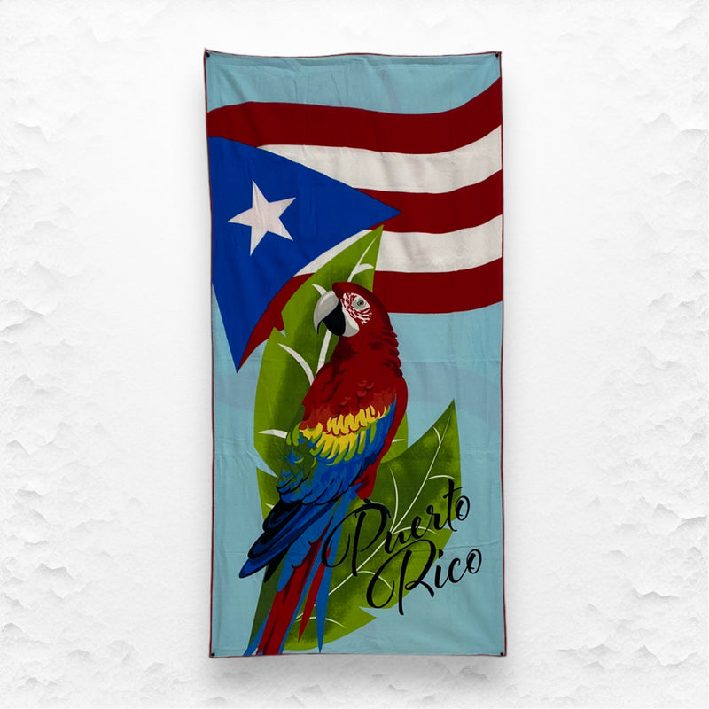 Souvenirs de Puerto Rico - Toalla de Playa Microfibra (28inch x 59inch)
